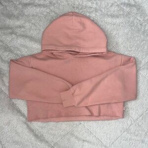 TNA Cropped Cozy Fleece Hoodie